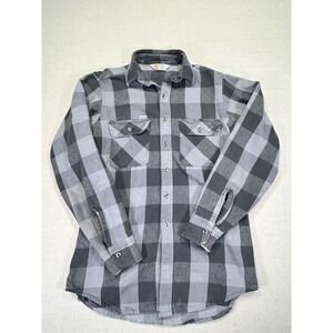 Vintage Carhartt Men's Medium‎ Flannel Shirt Plaid Outdoor WorkWear